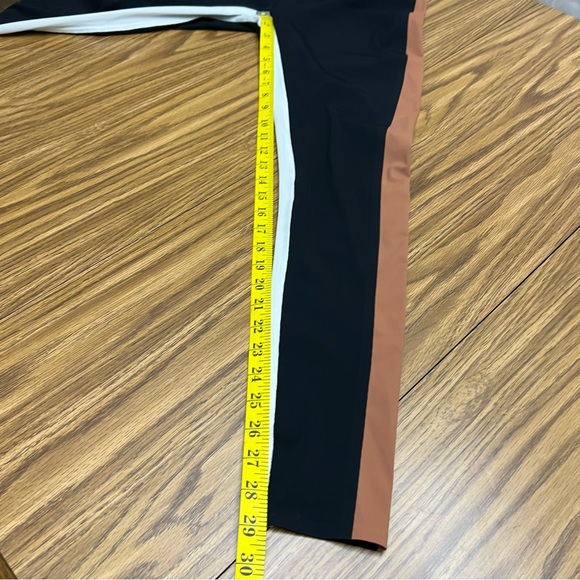 VAARA Flo Tuxedo Leggings in Black, White, and Tan - Picture 9 of 11